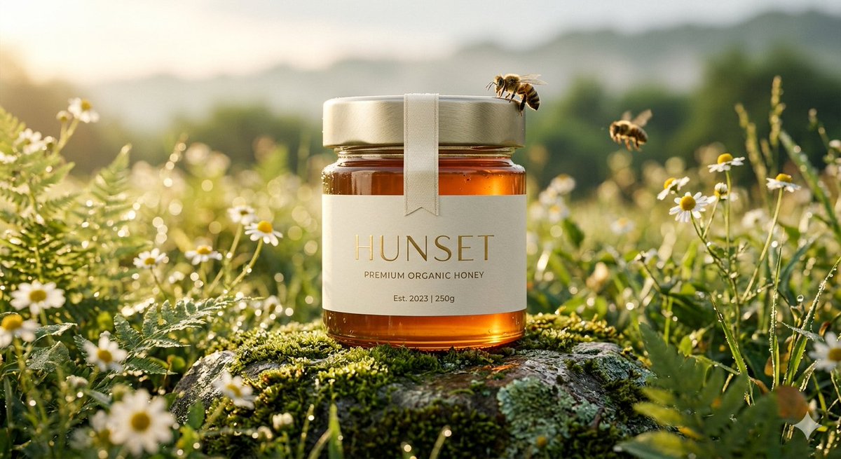 Ultra-Realistic Cinematic Honey Product Shot 2
