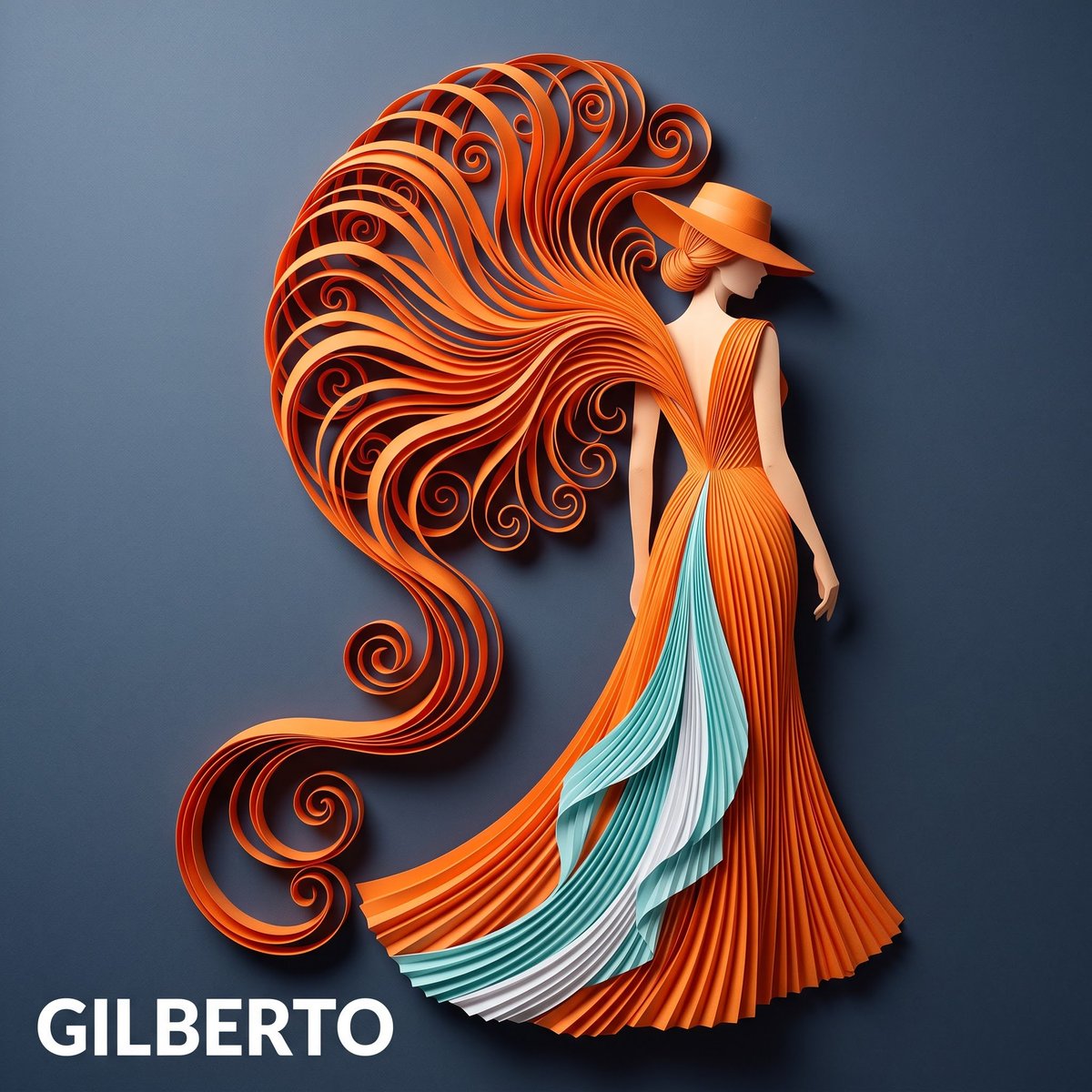 3D Layered Paper Quilling Fashion 3