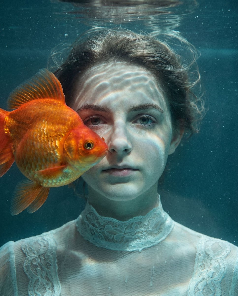 The Silent Aquarium Surreal Portrait 1