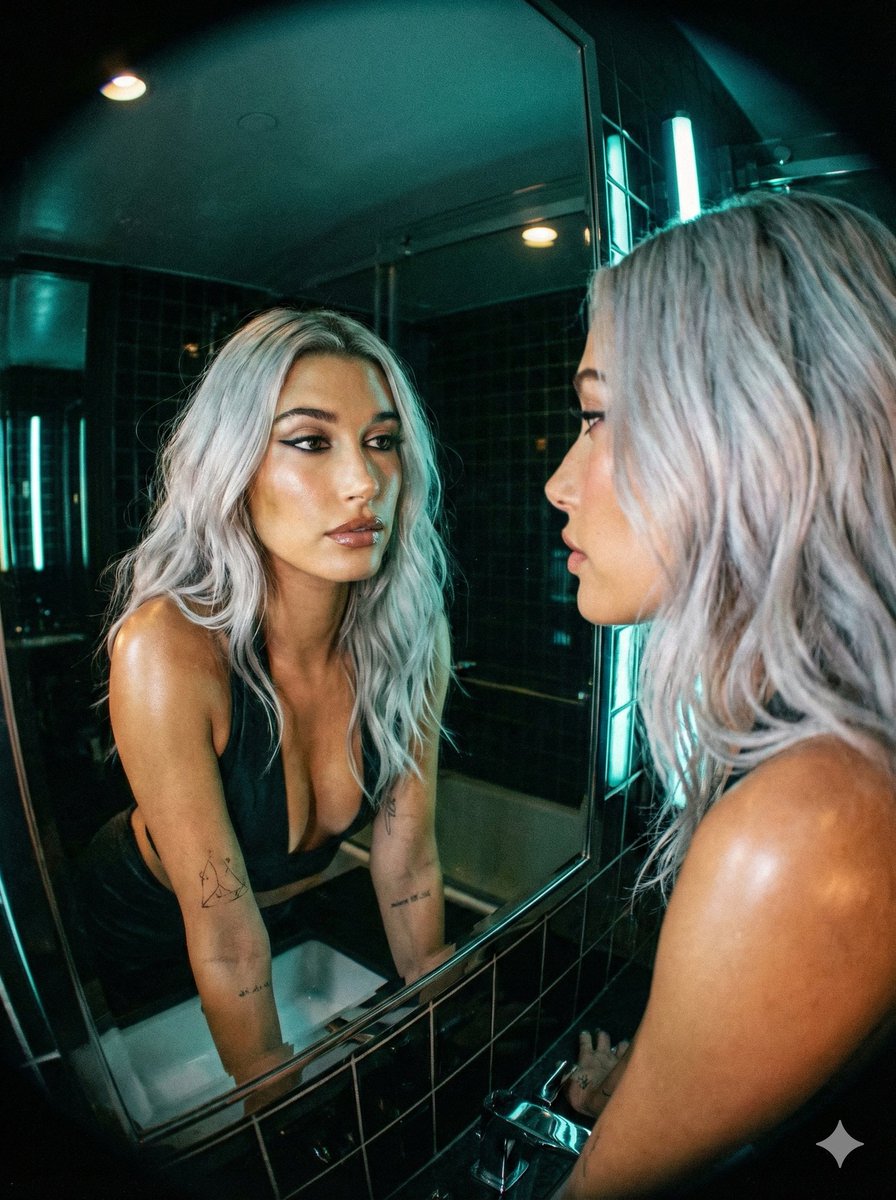Neon Noir Wide-Angle Cinematic Portrait Prompt in JSON 1