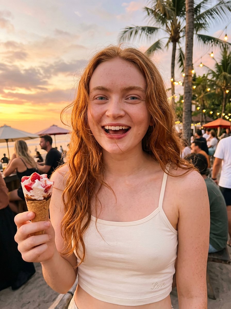 Candid Smartphone Vacation Selfie 3