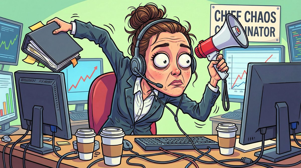 Humorous Caricature of a Professional 2