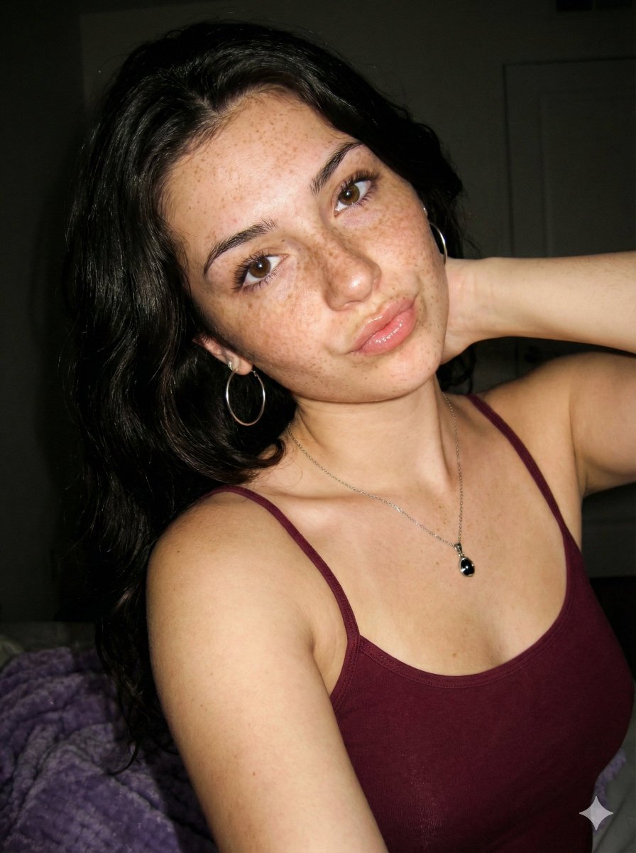 High-Contrast 'Baddie' Selfie Prompt 1