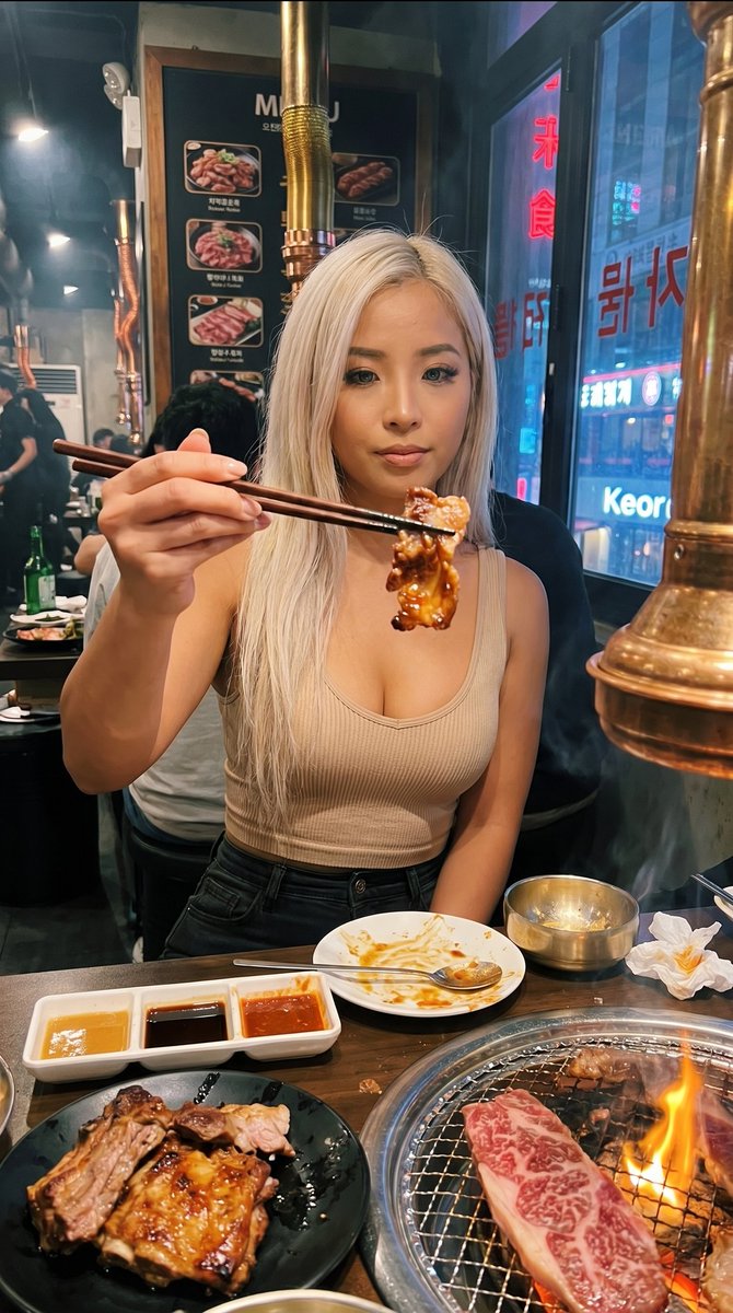 Urban BBQ Dinner Portrait 1