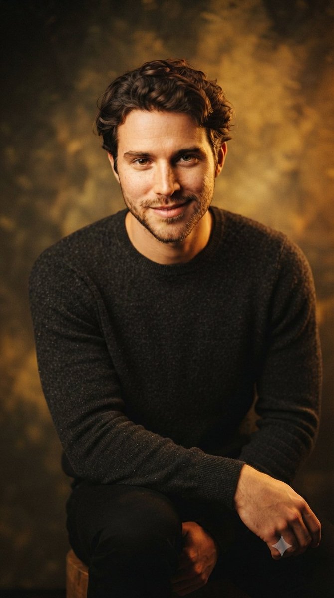Handsome Studio Style Male Portrait 3