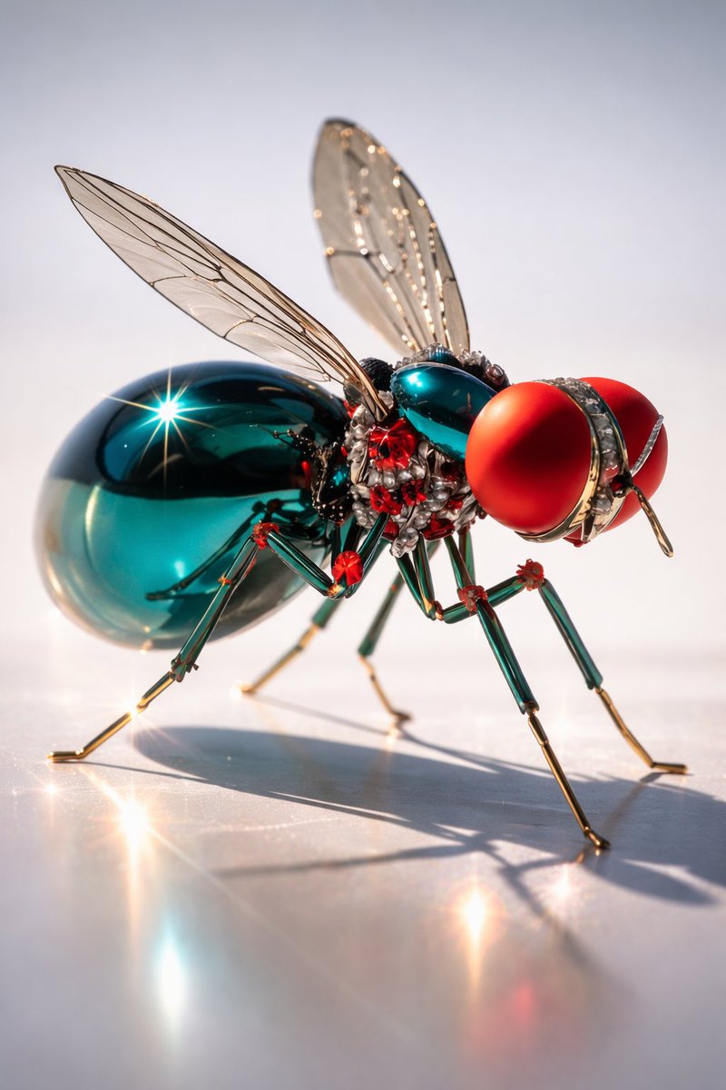 Macro Realism of Mechanical and Gemstone Insects 2
