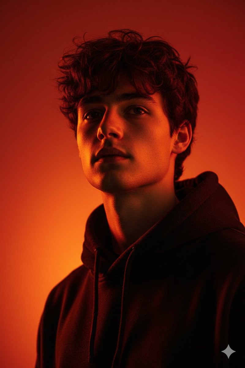 Editorial Portrait with Identity Lock and Dramatic Lighting 1
