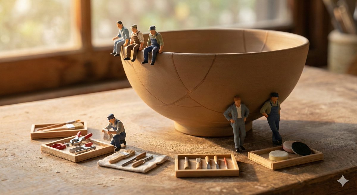 Miniature Realism Prompt for Restoration Scene 1