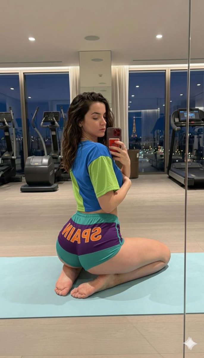 Ultra Close Photos of Celebrities in a Gym Setting 3