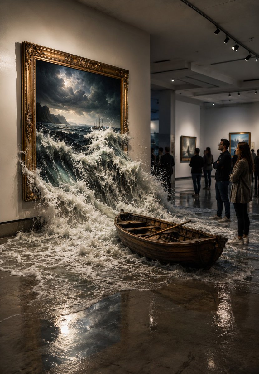 Flooded Art Gallery Surrealism 1