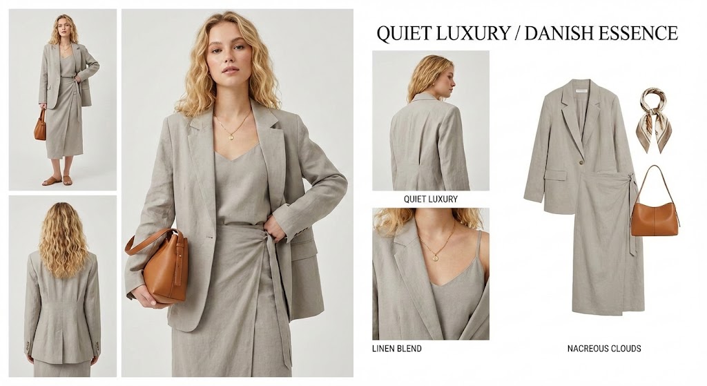 Quiet Luxury Office Lady Lookbook Prompts (3 Variations) 1