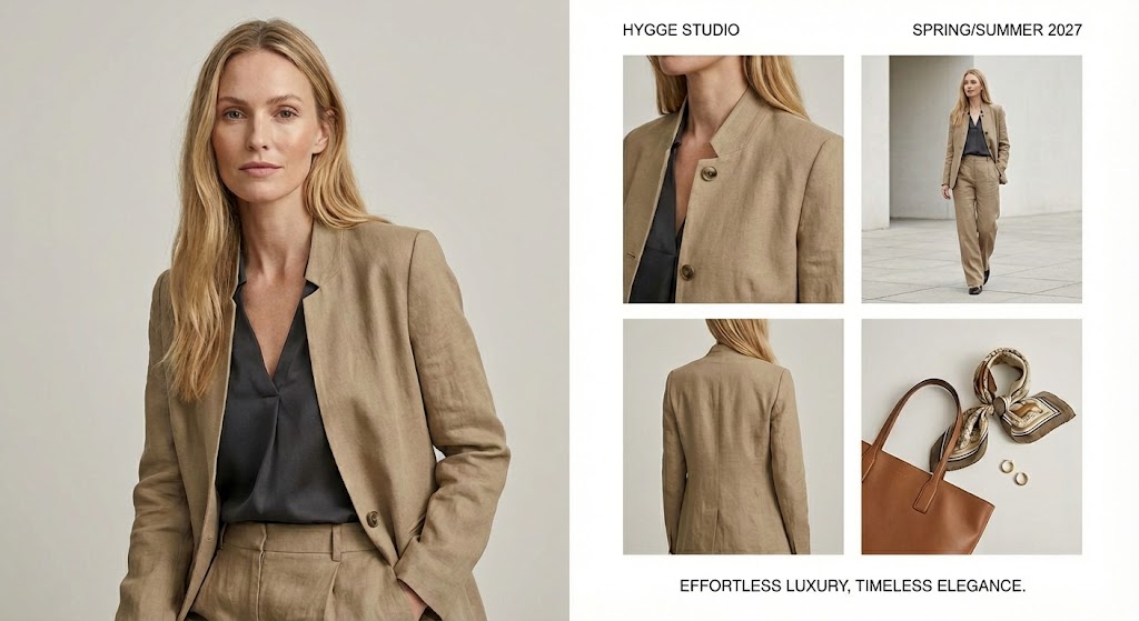 Quiet Luxury Office Lady Lookbook Prompts (3 Variations) 3