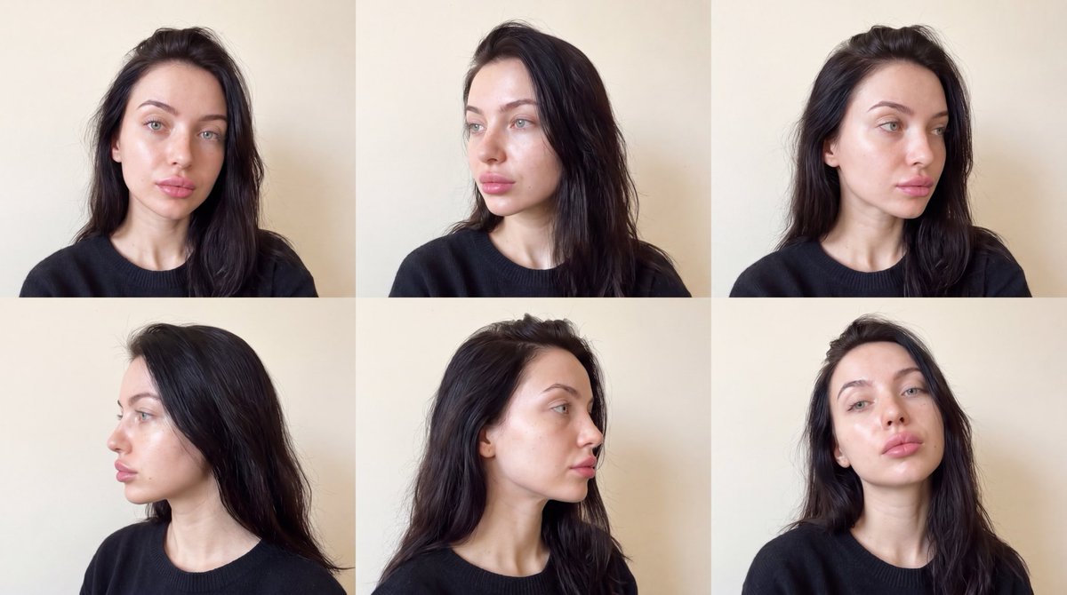Realistic Slavic Woman Studio Portrait 2