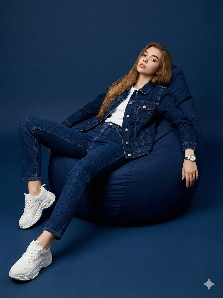 Hyper-Realistic Navy Fashion Photoshoot 2