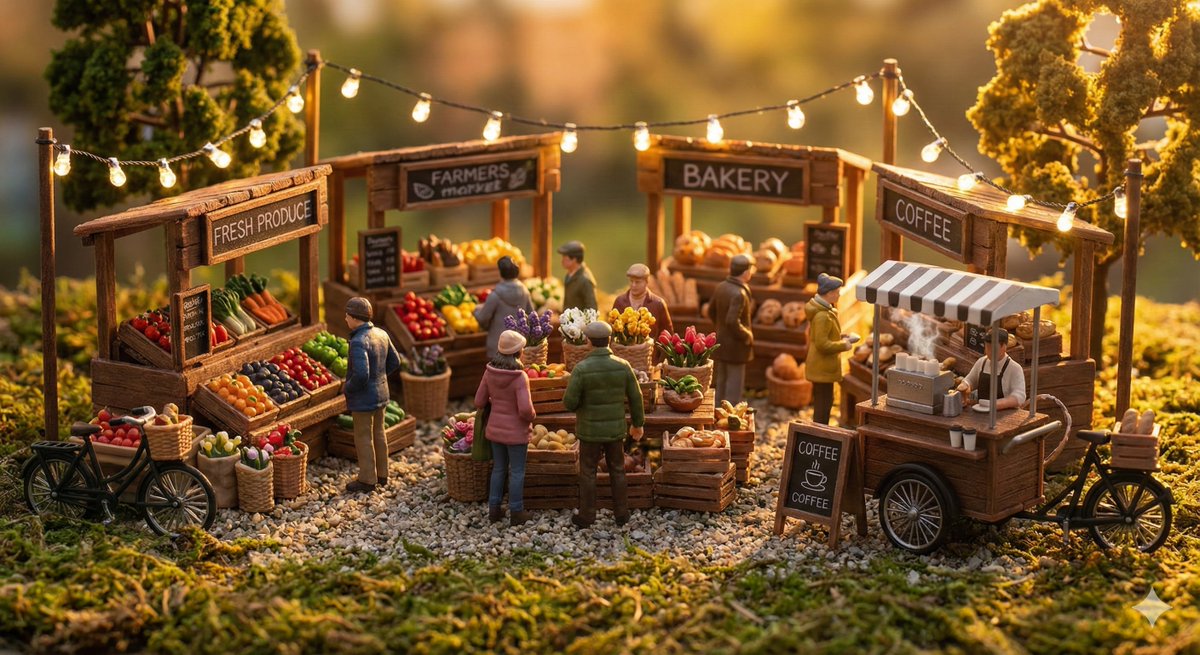 Everyday Life Tiny Diorama Prompt 1