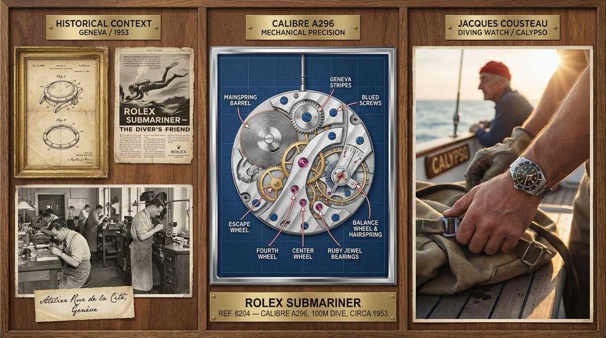 Watchmaker's Documentation Board (Exploded View) 3