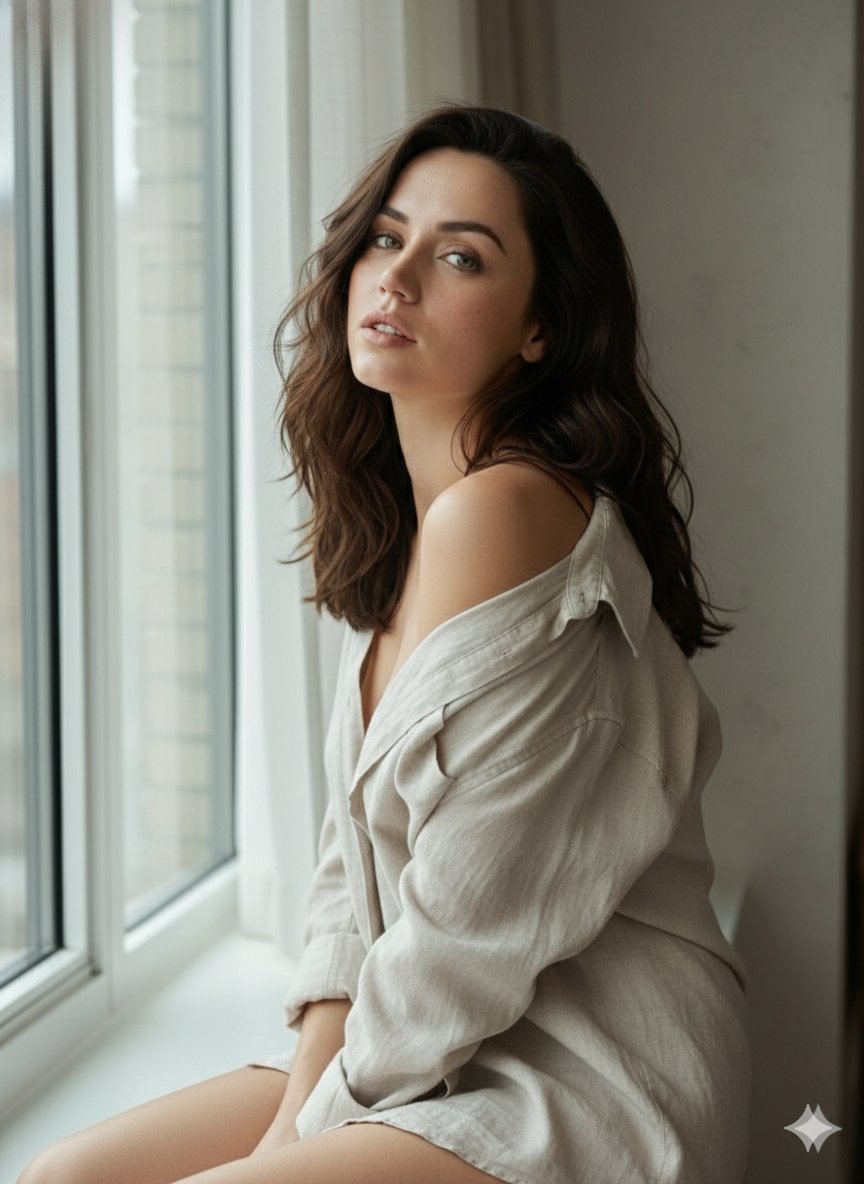 Ana de Armas Lifestyle Editorial Portrait Prompt 2