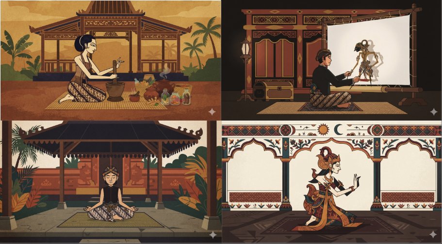 Minimal Flat Javanese Animation 1