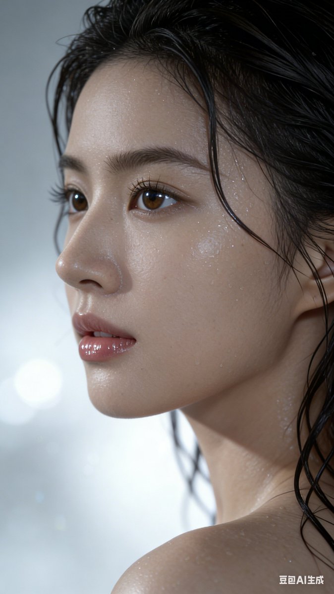 Hyper-Realistic Wet Look Portrait 1