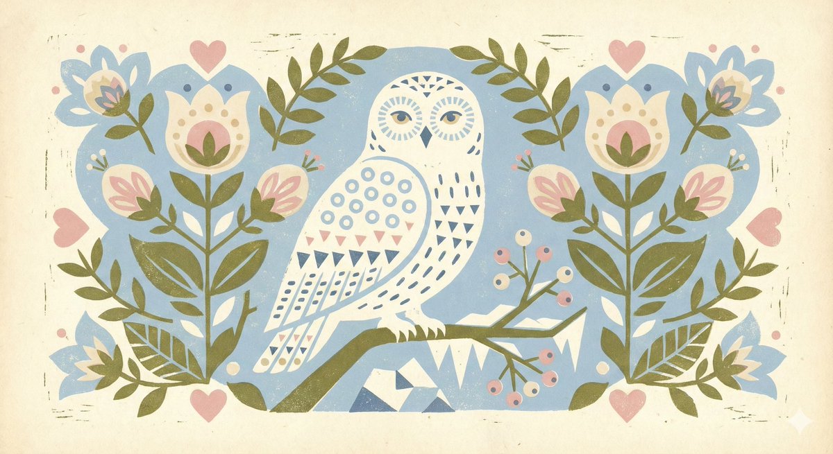 Scandinavian Folk-Art Depiction 3