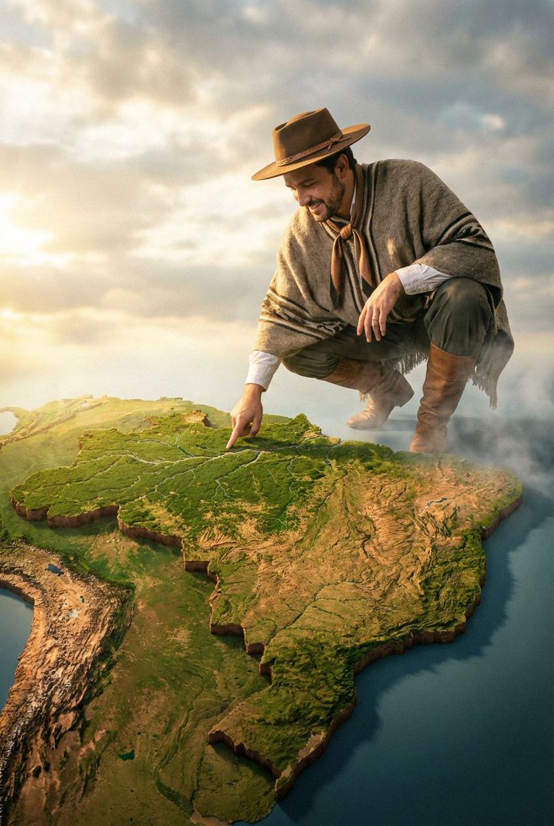 Cinematic Giant 3D Relief Map 2