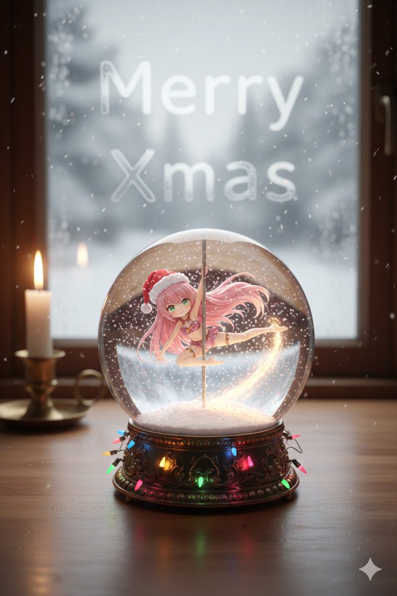 Snow globe character illustration prompt for Nano Banana Pro 3