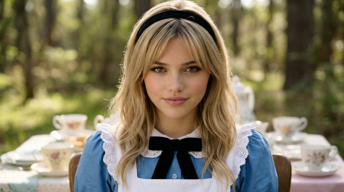 Cinematic Close-Up Portrait of Alice in Wonderland 2