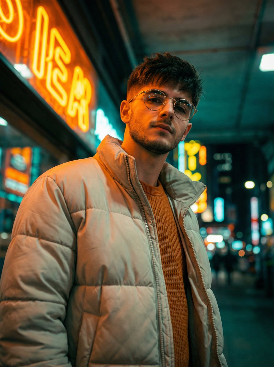 Cinematic Fashion Portrait Prompt 1