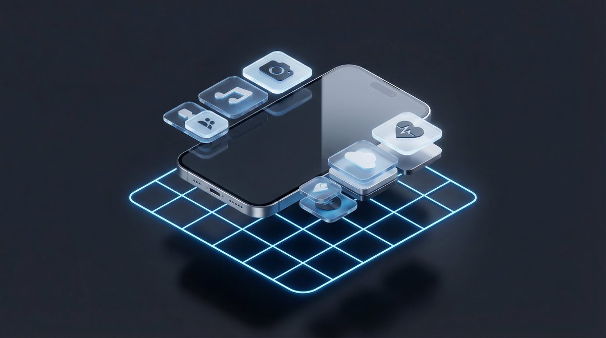 Stylized Tech Illustration Template 2