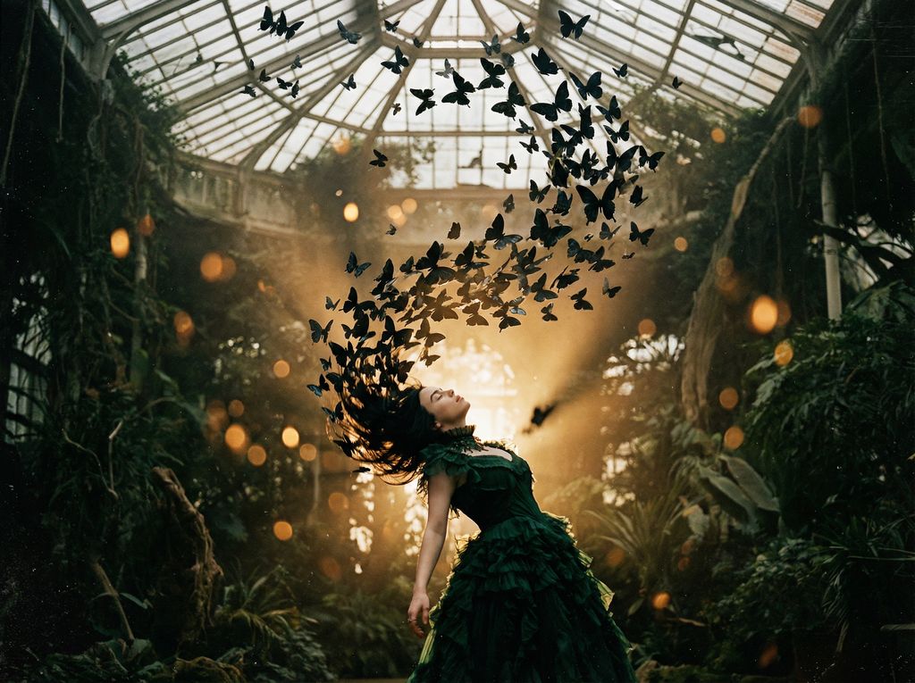 Ecstatic Butterfly Dream Subterranean Portrait 1