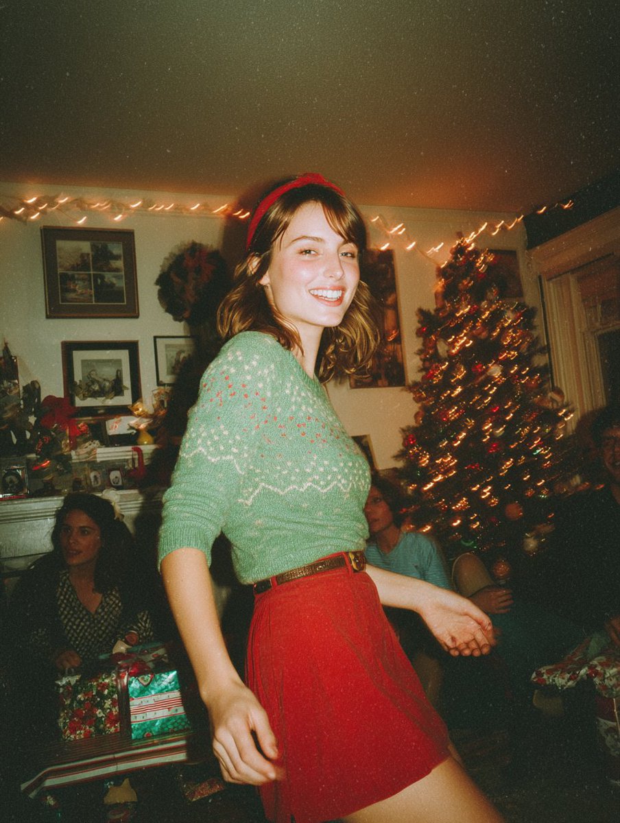 Candid Vintage Holiday Scene Photography Prompt 2