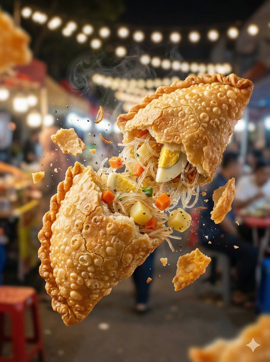 Macro Food Photography of Tearing Martabak Telur 3