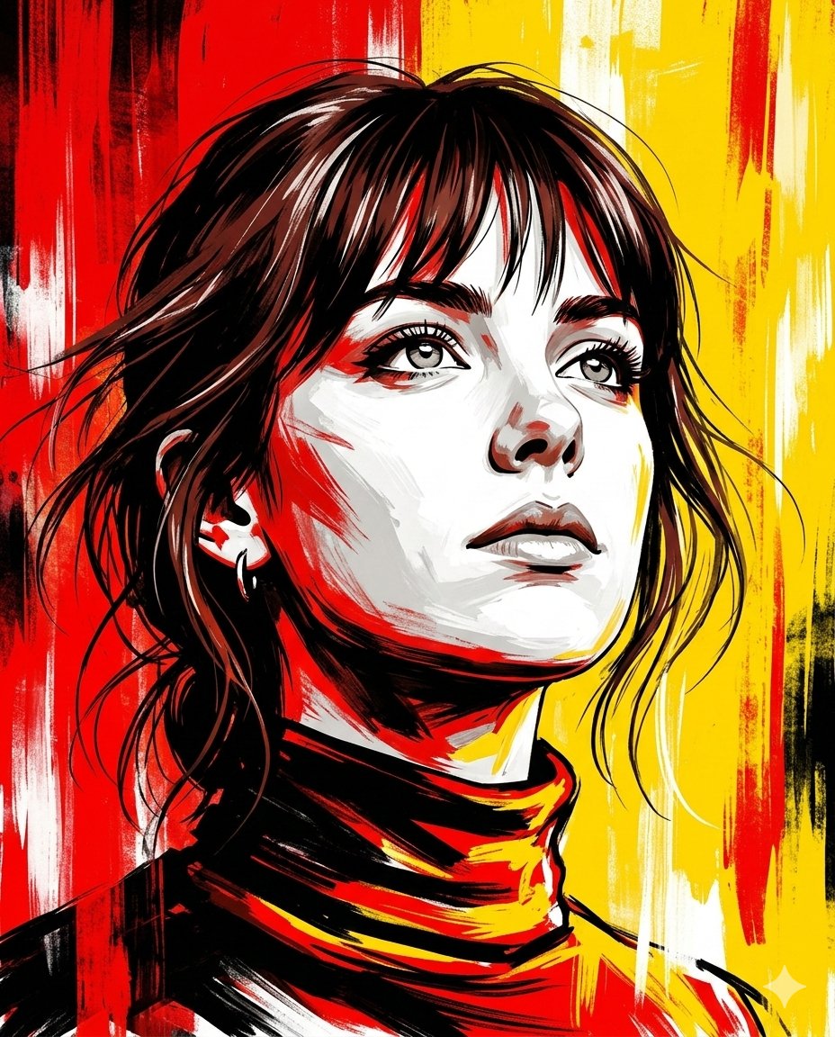 Dramatic Digital Painting Portrait Prompt 3