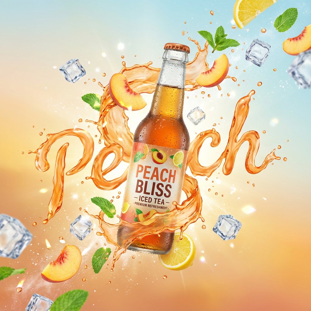 High-End Soda Advertising Visual 2