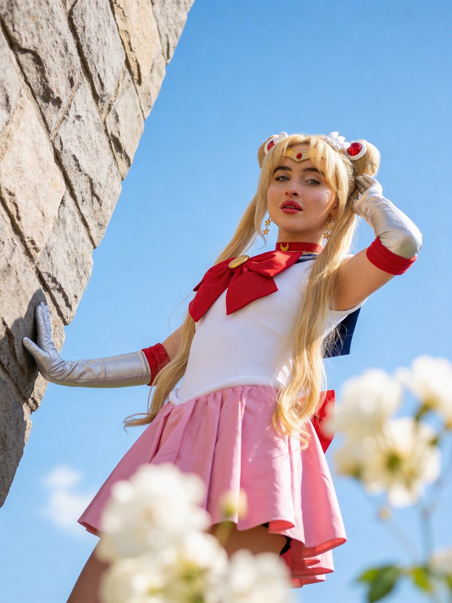 Nano Banana Pro Prompt for Sabrina Carpenter Magical Girl Cosplay 2