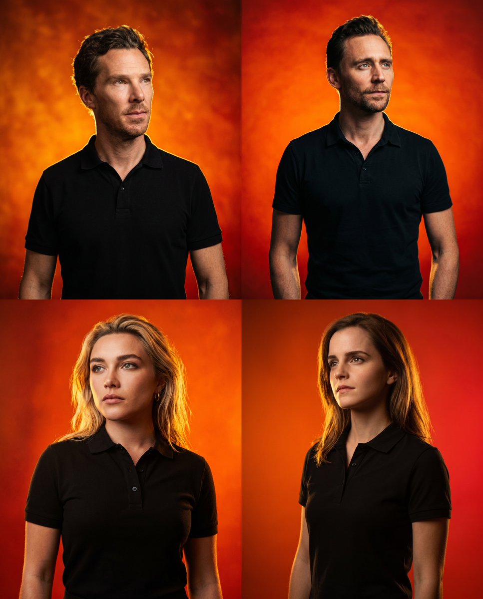 Vibrant Celebrity Studio Portrait 2