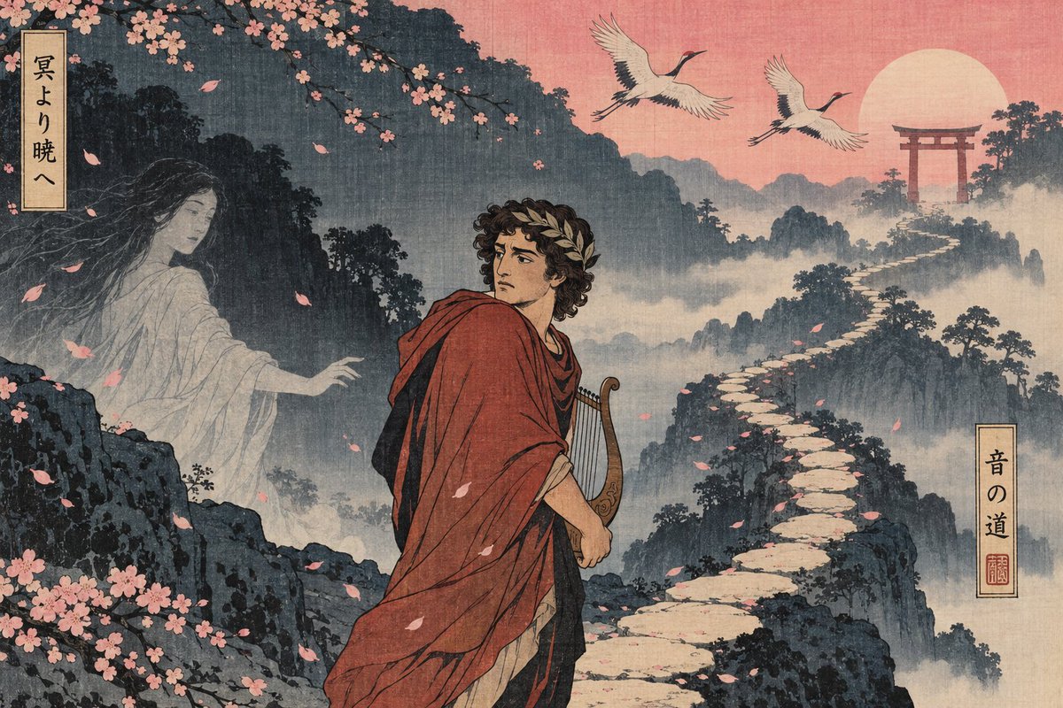 Comic / Storyboard - Ukiyo-e Orpheus Mountain Path 1