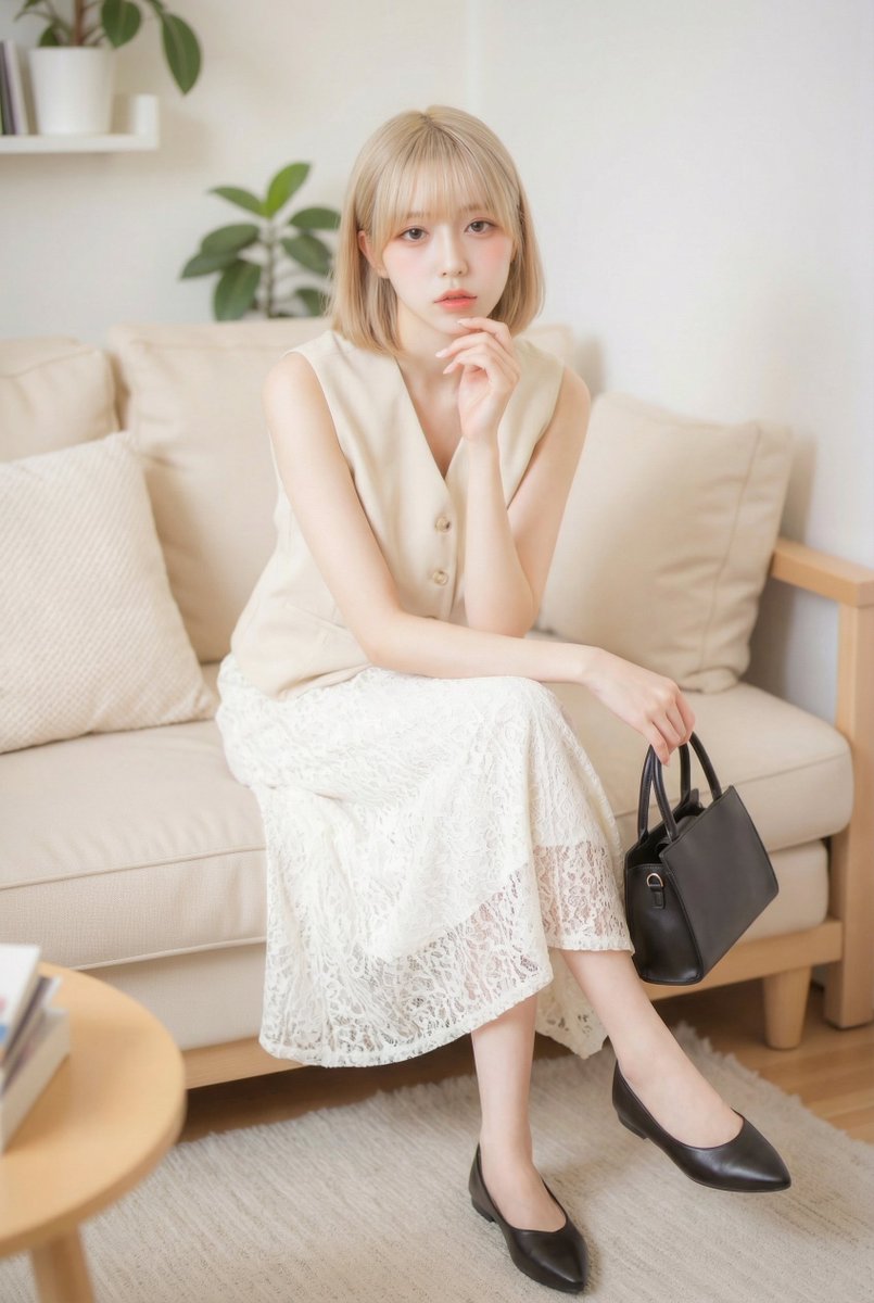 AI Fashion Prompt: Monochromatic Minimalist Utilitarian Style 4