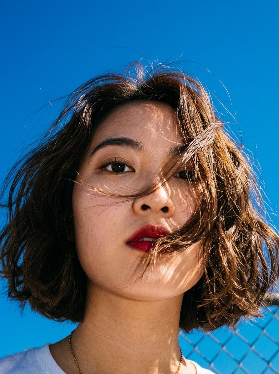 High-Angle Korean Street Style Portrait 2