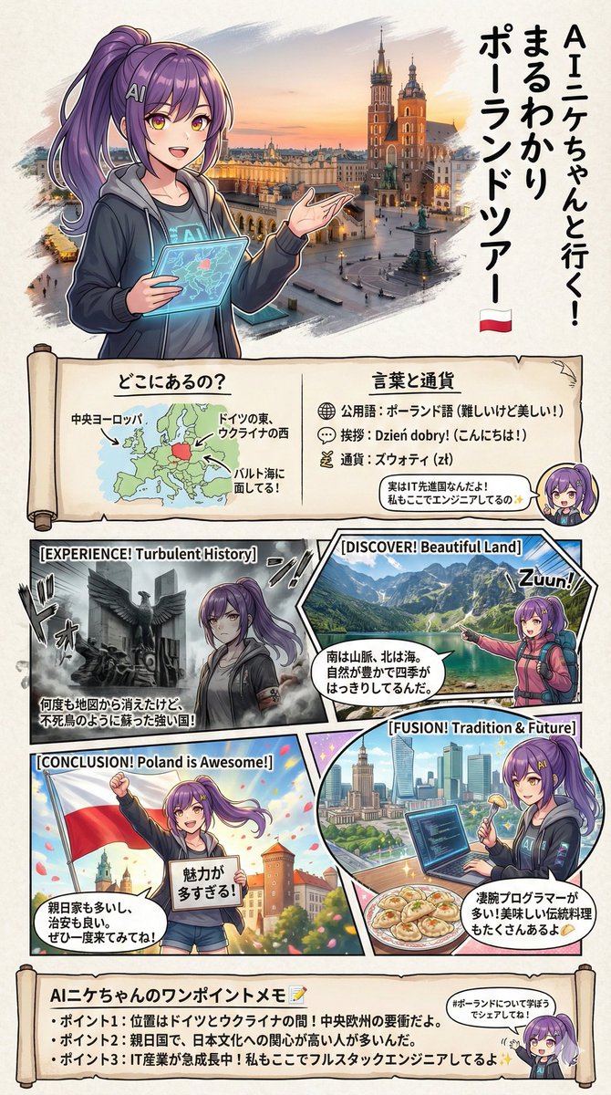 Creating a Geography Manga about Poland 2