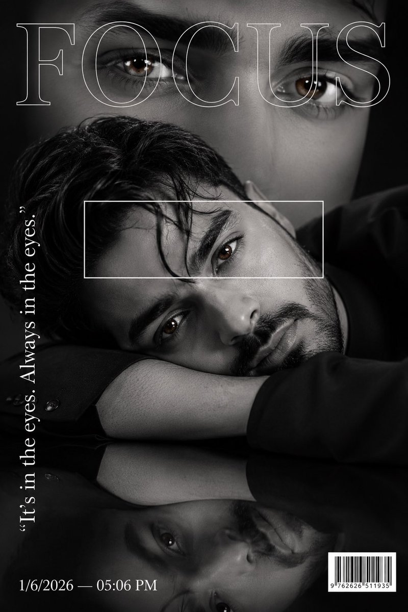Luxury Fashion Magazine Cover Portrait 1