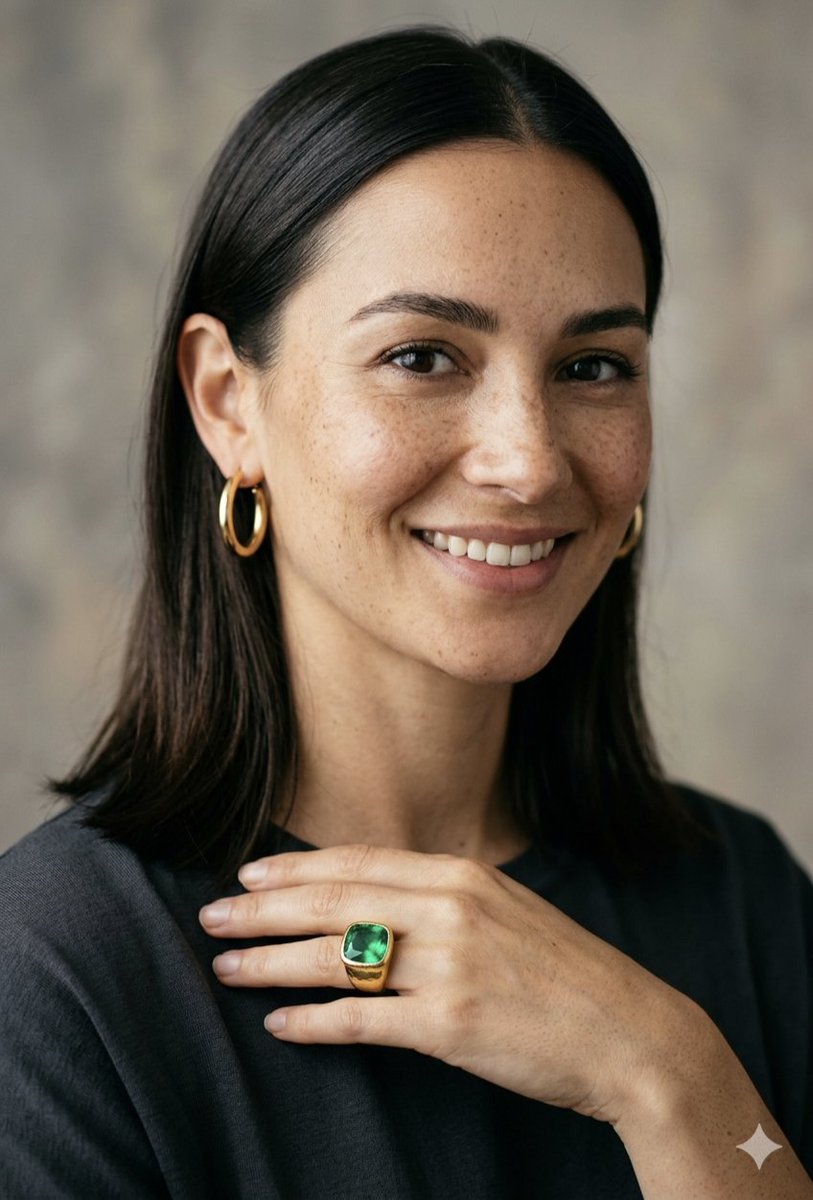 Portrait of a Woman with Emerald Ring 1