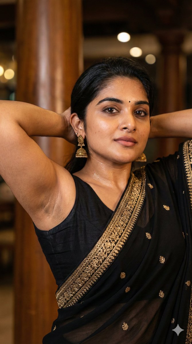 Hyper-Detailed Saree Portrait with Anatomical Realism Prompt 1