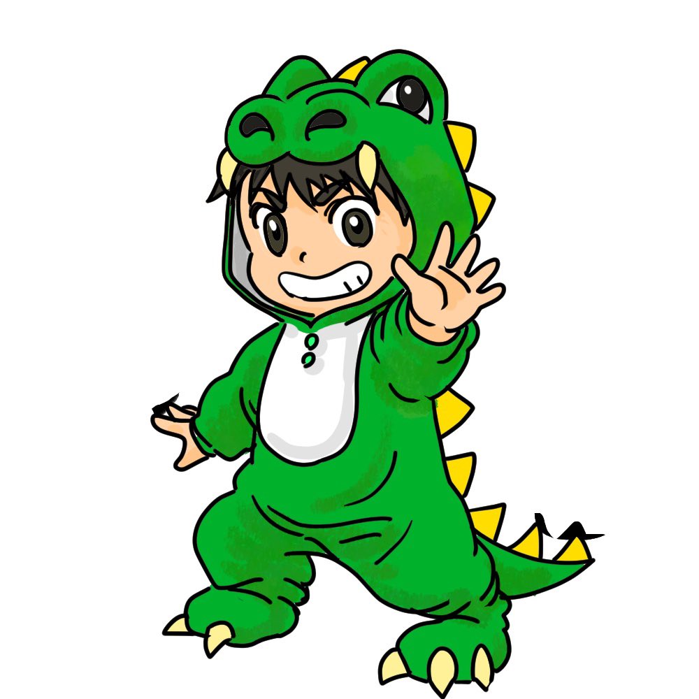 Chibi Godzilla Snowboarding 2