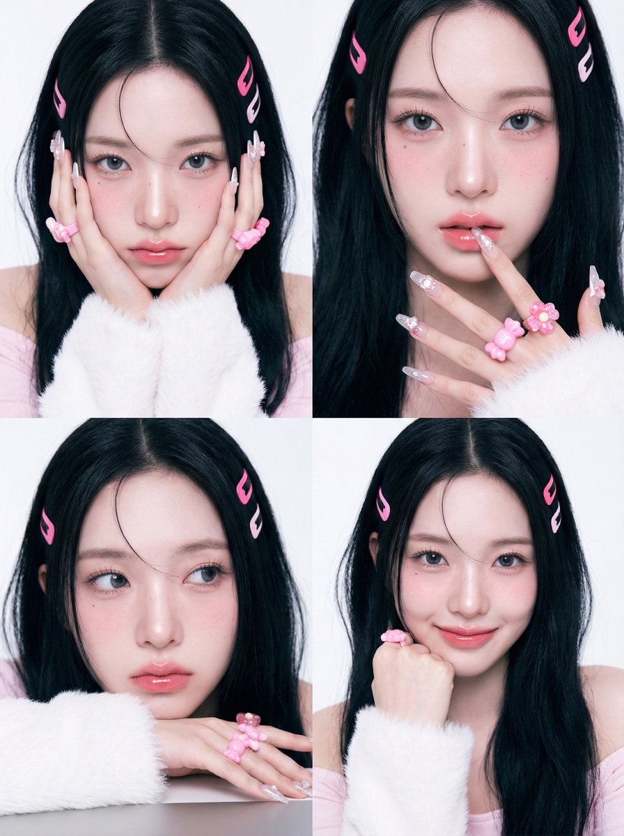 Korean Girl Group Style Photo Shoot Prompt 2