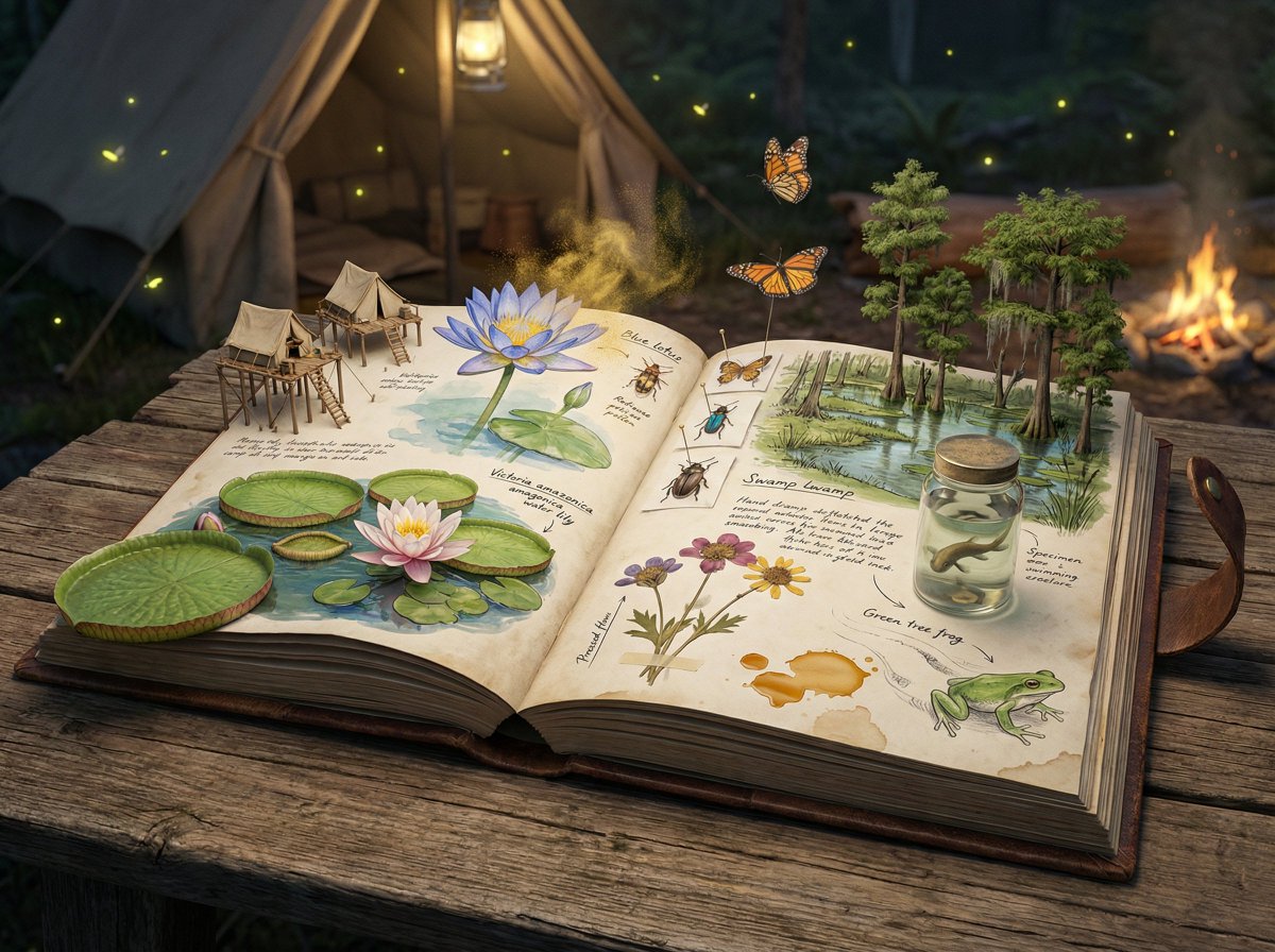 Naturalist Field Journal Ecosystem Scene 3