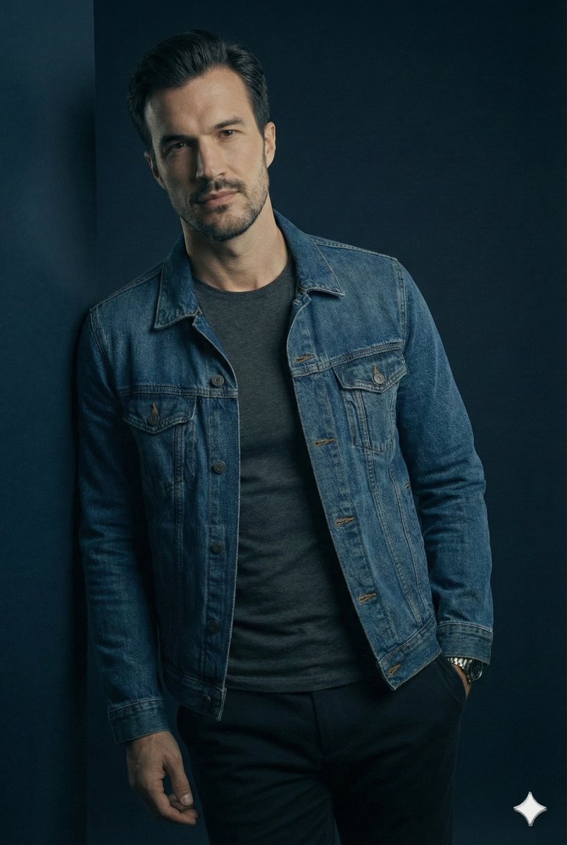 JSON Prompt for Cinematic Male Studio Portrait 1