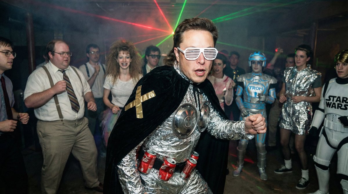 1980s underground nerd techno party flash photo prompt 1