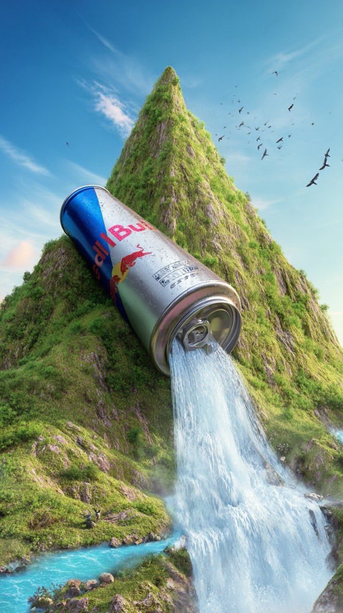 Surreal Giant Aluminum Can Waterfall Prompt for Nano Banana 2 2