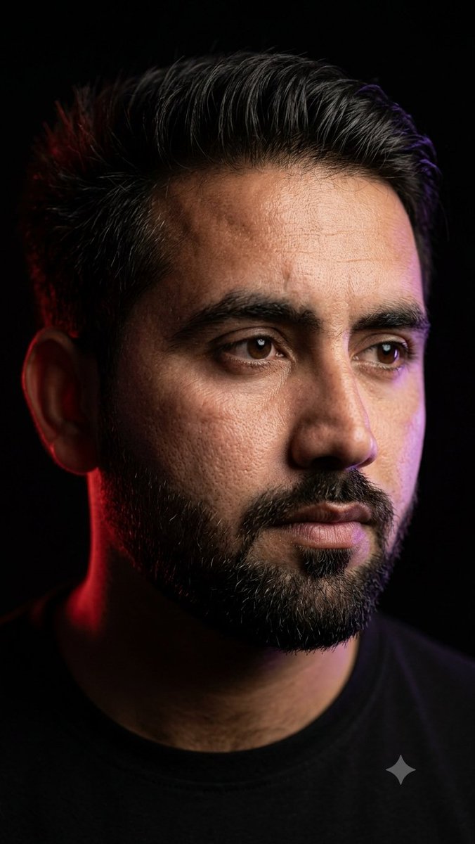 Cinematic Rembrandt Studio Headshot 1